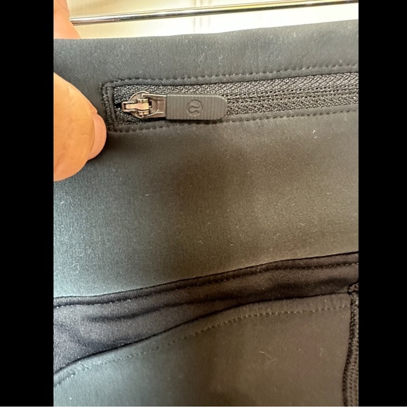 LULULEMON Sleet Sprinter Tights Leggings Pants Black Reflective Running Fleece - Picture 14 of 16
